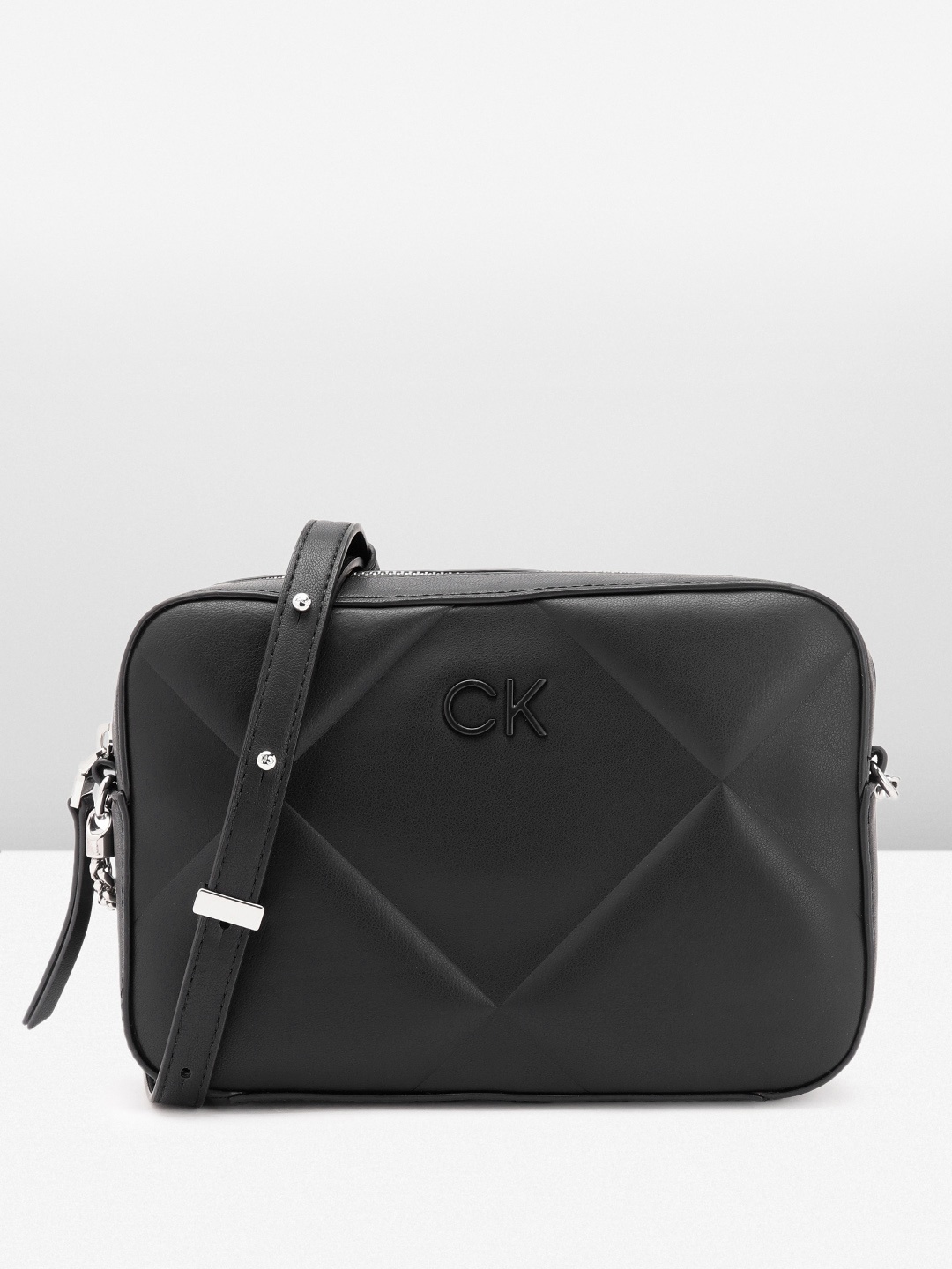 

Calvin Klein Quilted Sling Bag, Black