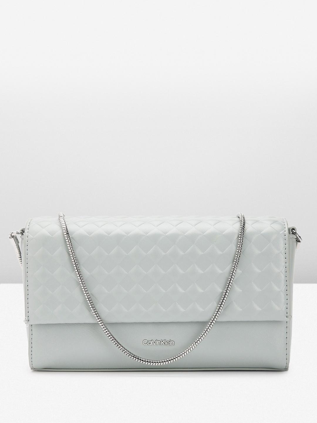 

Calvin Klein Women Quilted Sling Bag, Grey
