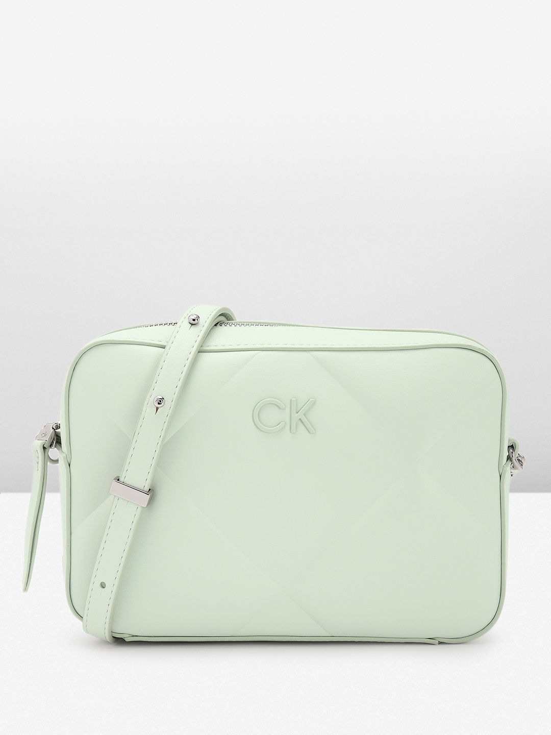 

Calvin Klein Women Quilted Shoulder Bag, Green