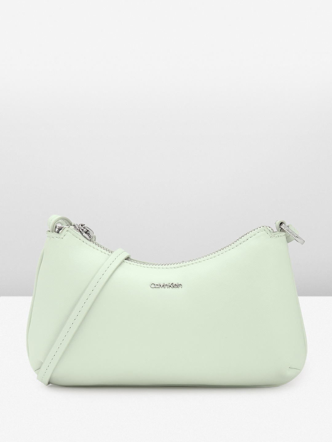 

Calvin Klein Women Solid Sling Bag, Green