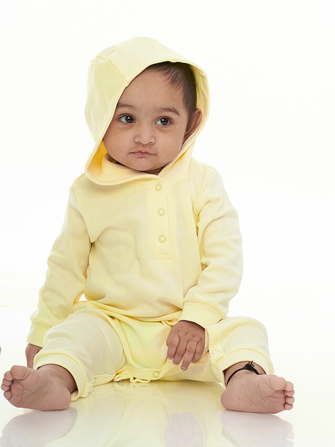 

BAESD Infants Hooded Pure Cotton Rompers, Yellow