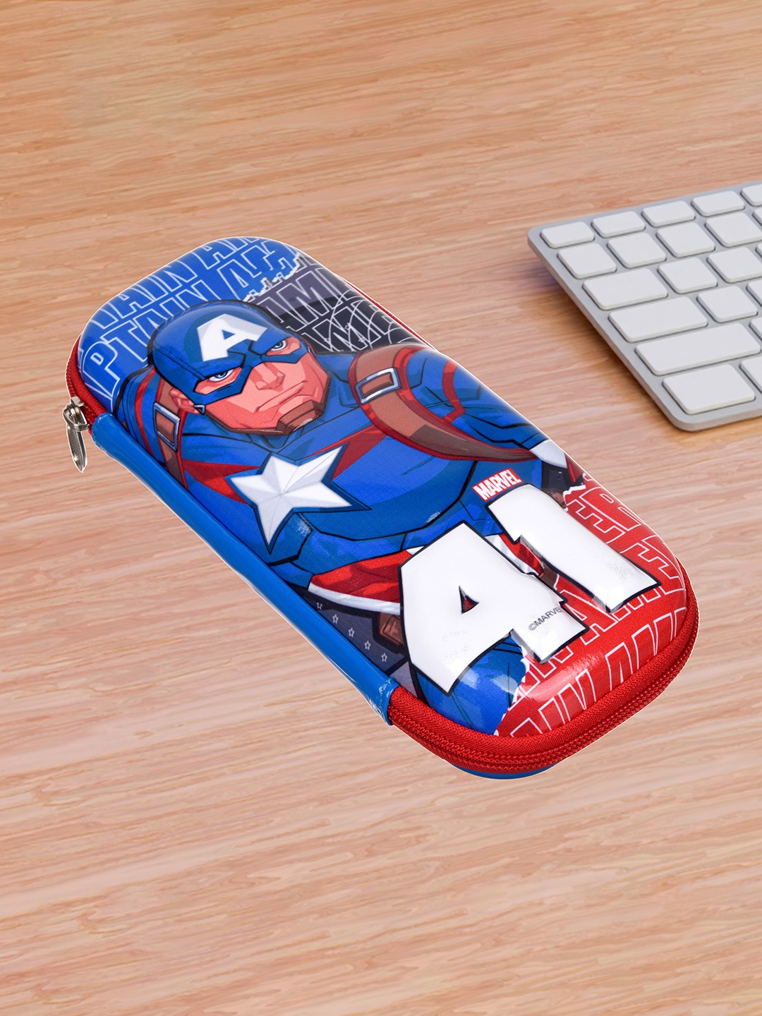 

Kuber Industries Kids Pack of 3 Marvel Printed Waterproof Geometry Boxes, Multi