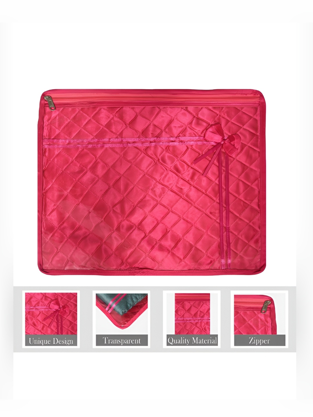 

Kuber Industries Pink 12 Pieces Regular Organisers