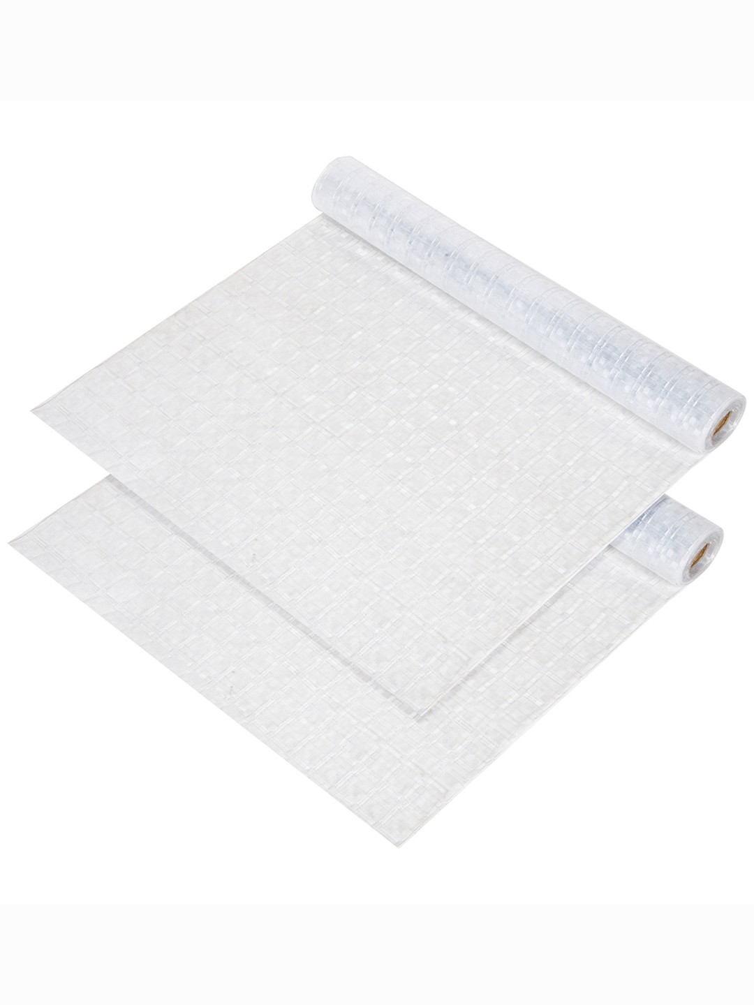 

Kuber Industries White 2 Pieces Shelf Liner Organisers