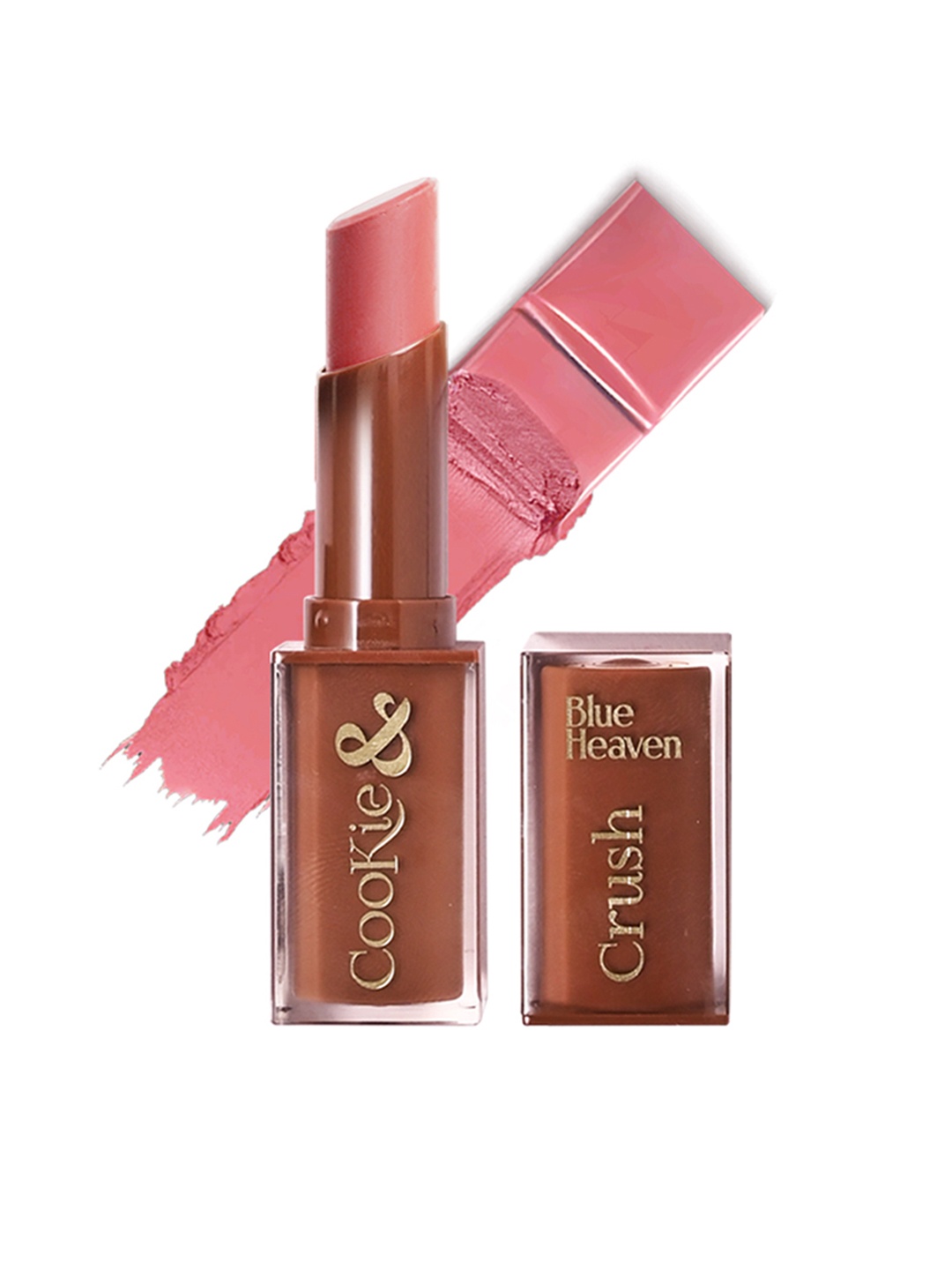 

Blue Heaven Cookie & Crush Chocolate-Flavored Soft-Matte Lipstick 3.4g - Caramel Cravings, Pink