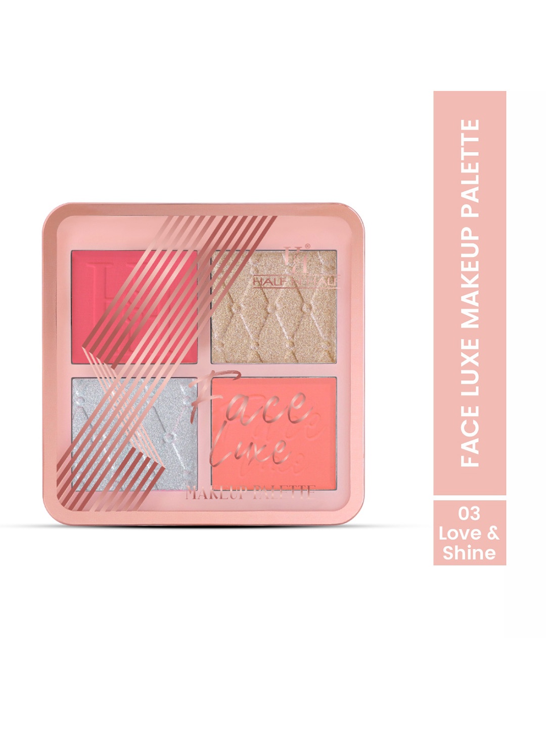 

Half N Half Face Luxe Makeup Palette - Love & Shine, Multi