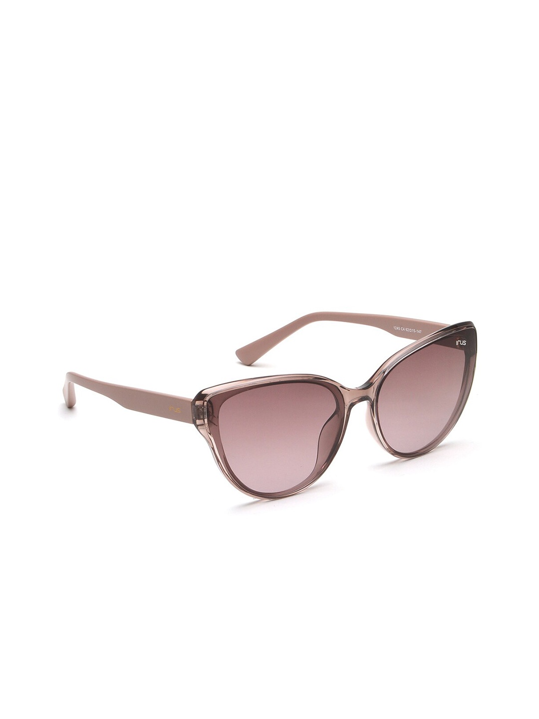

IRUS by IDEE Women Cateye Sunglasses with UV Protected Lens IRS1245C4SG, Pink