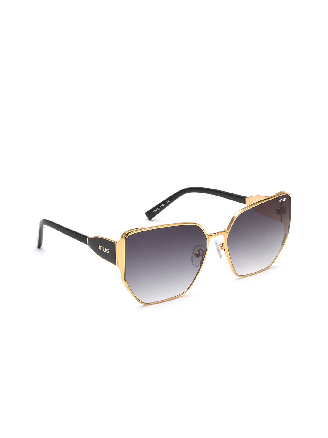 

IRUS by IDEE Women Square Sunglasses with UV Protected Lens IRS1252C1SG, Grey