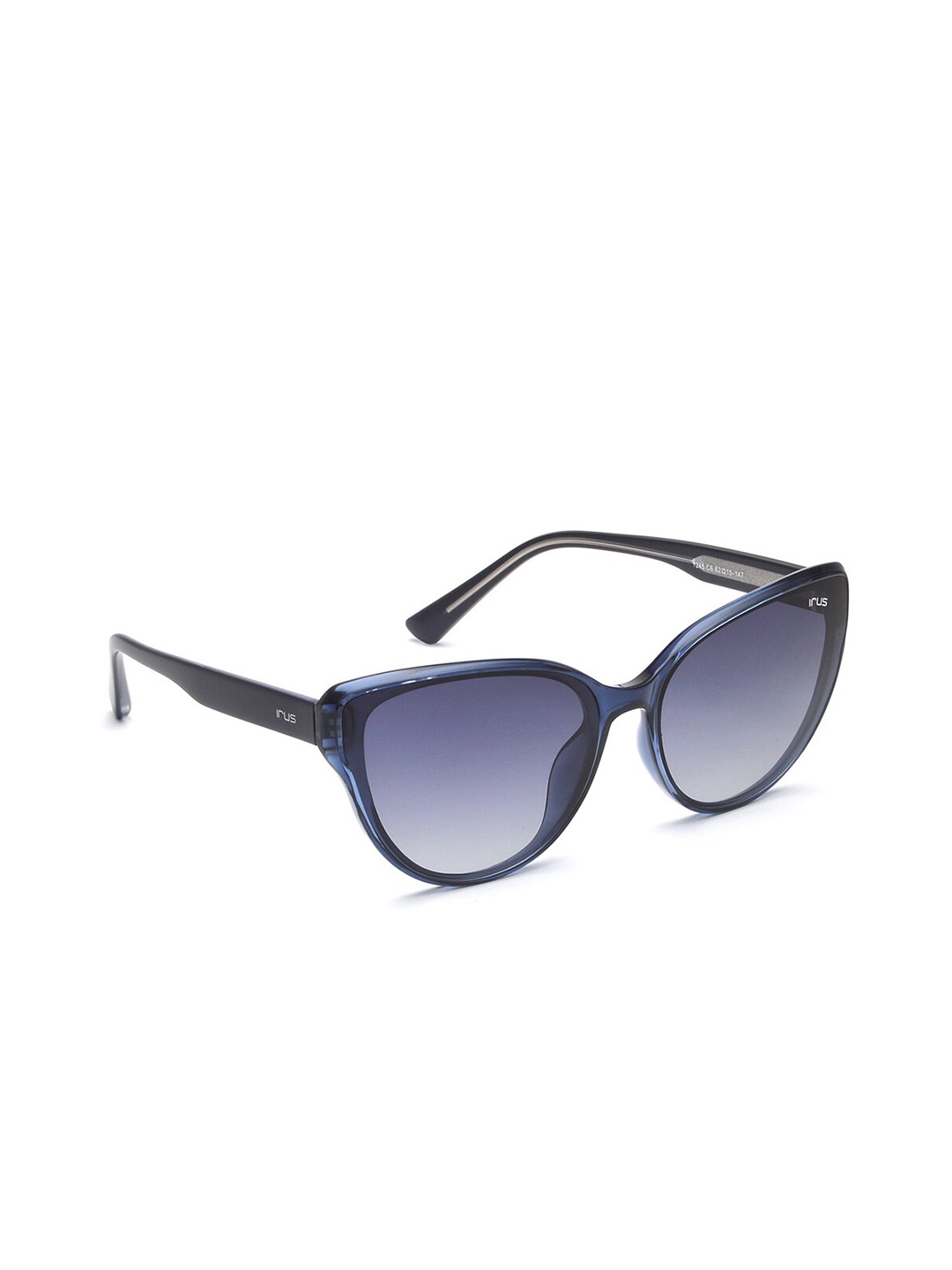 

IRUS by IDEE Women Cateye Sunglasses with UV Protected Lens IRS1245C6SG, Blue