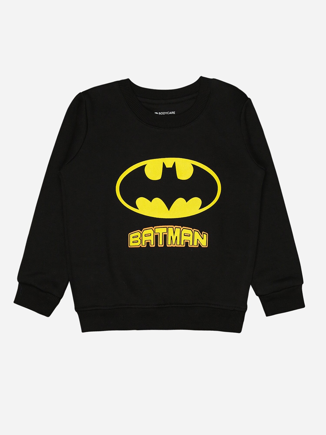 

Bodycare Kids Boys Batman Printed Fleece Pullover Sweatshirt, Black