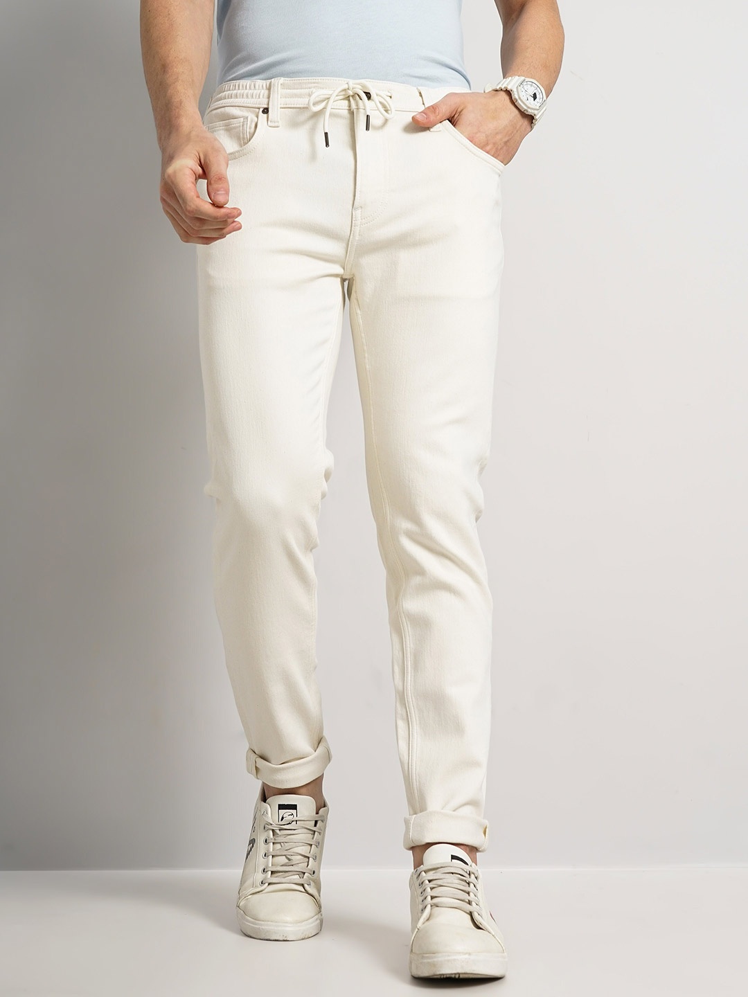 

Celio Men Jean Slim Fit Cotton Jeans, Beige