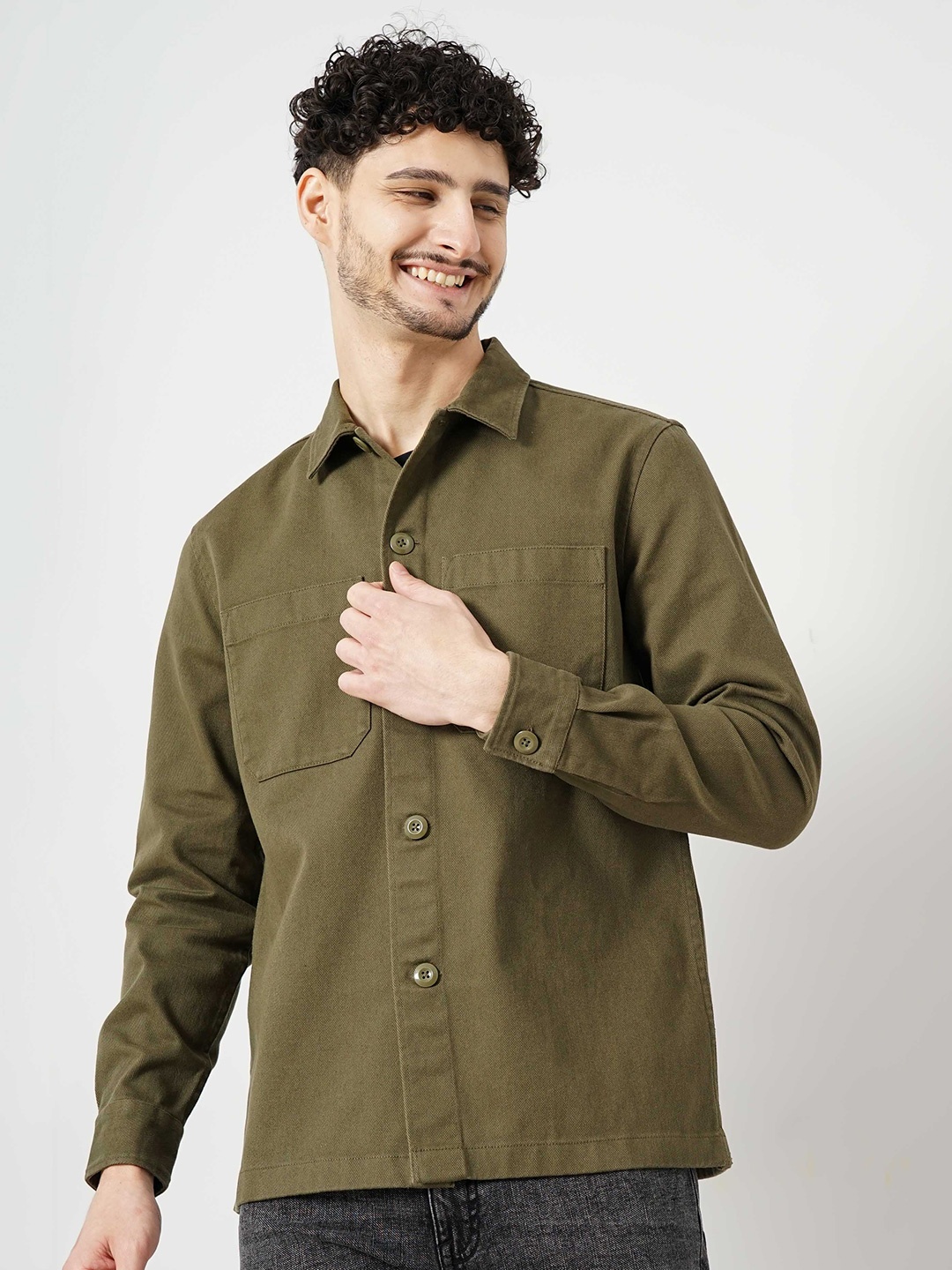 

Celio Classic Opaque Casual Shirt, Khaki