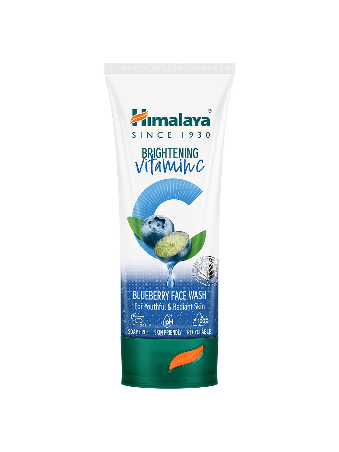 

Himalaya Brightening Vitamin C Blueberry Face Wash for Youthful & Radiant Skin - 50 ml, Blue