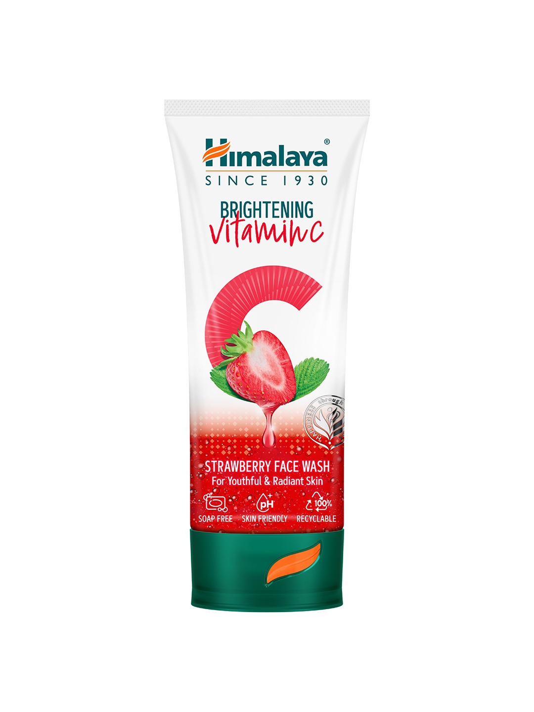 

Himalaya Brightening Vitamin C Strawberry Face Wash for Youthful & Radiant Skin - 50 ml, Red