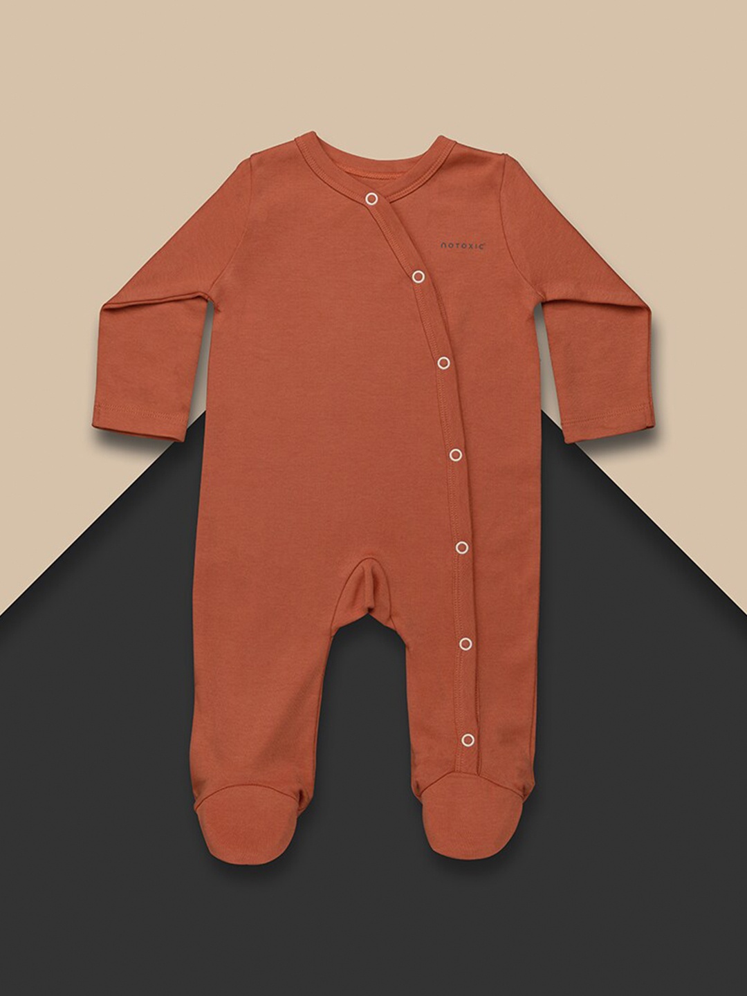 

BAESD Infants Organic Cotton Sleepsuit, Orange