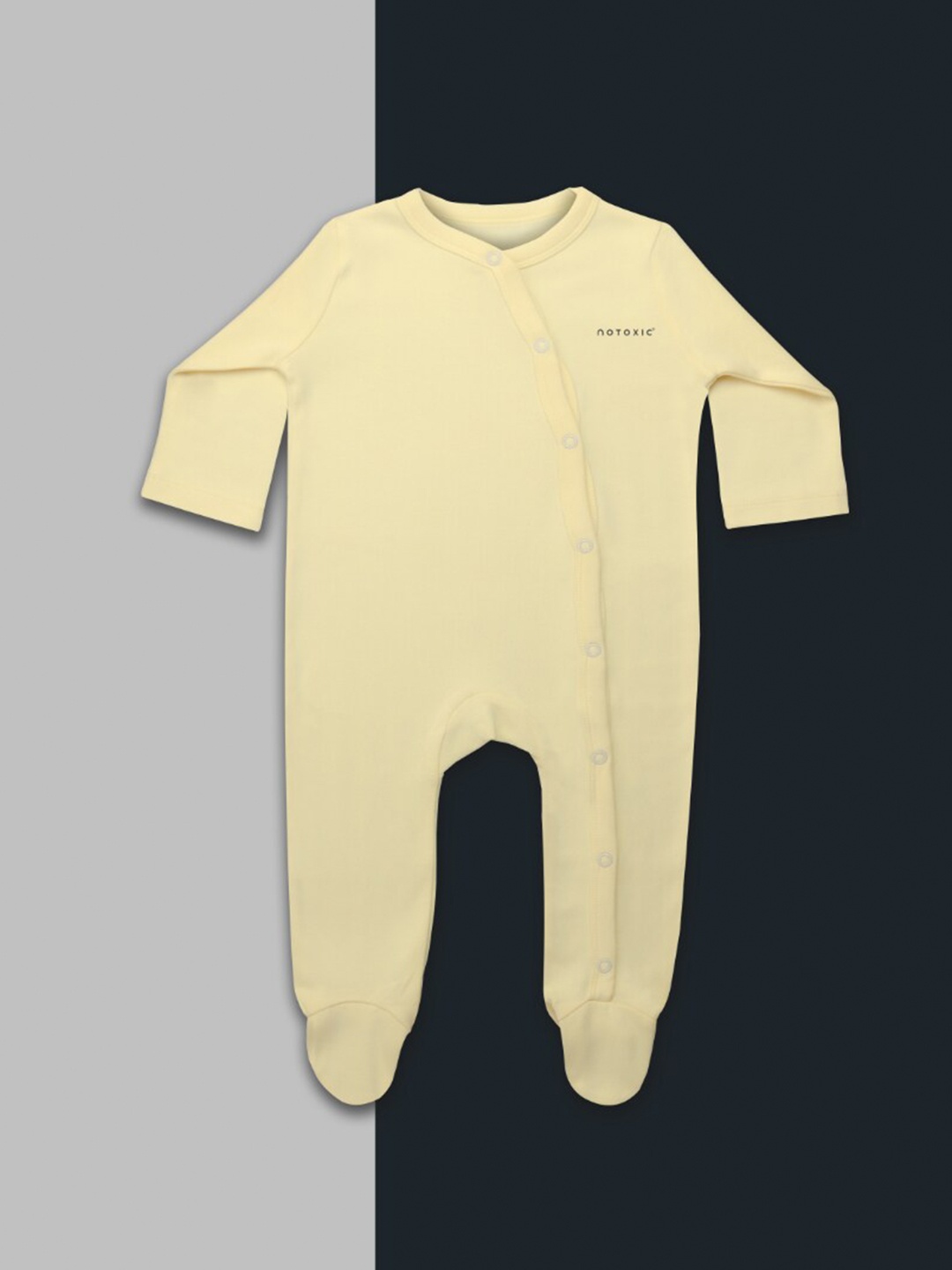 

BAESD Infants Organic Cotton Sleepsuits, Yellow