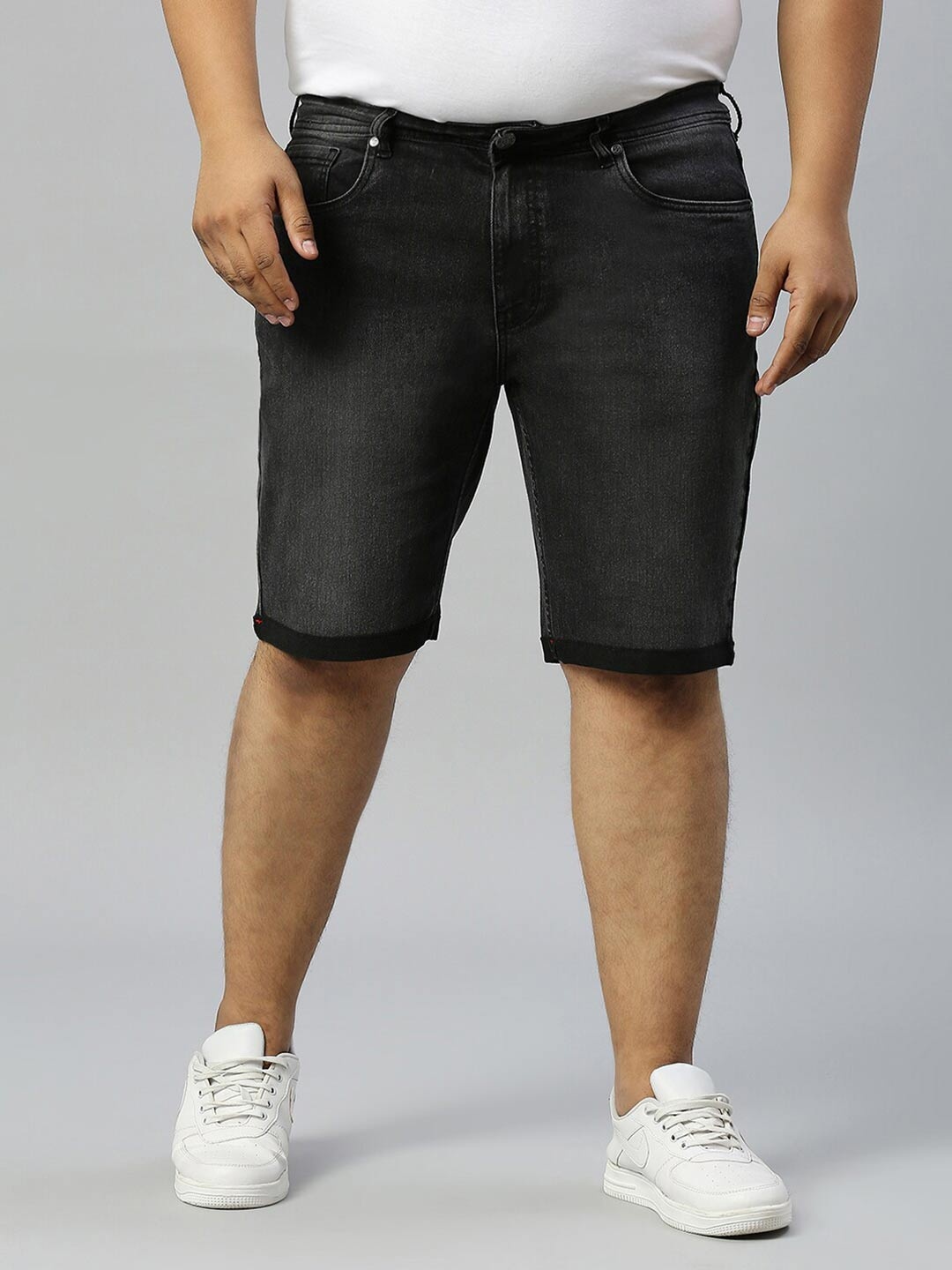 

Turning Blue Mens Plus Size Express Fit Shorts, Black