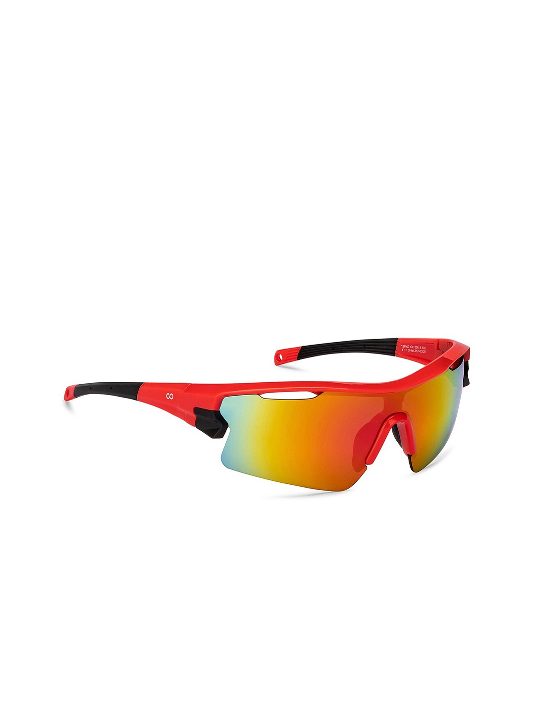 

Lenskart Boost Unisex Wayfarer Sunglasses with UV Protected Lens, Red