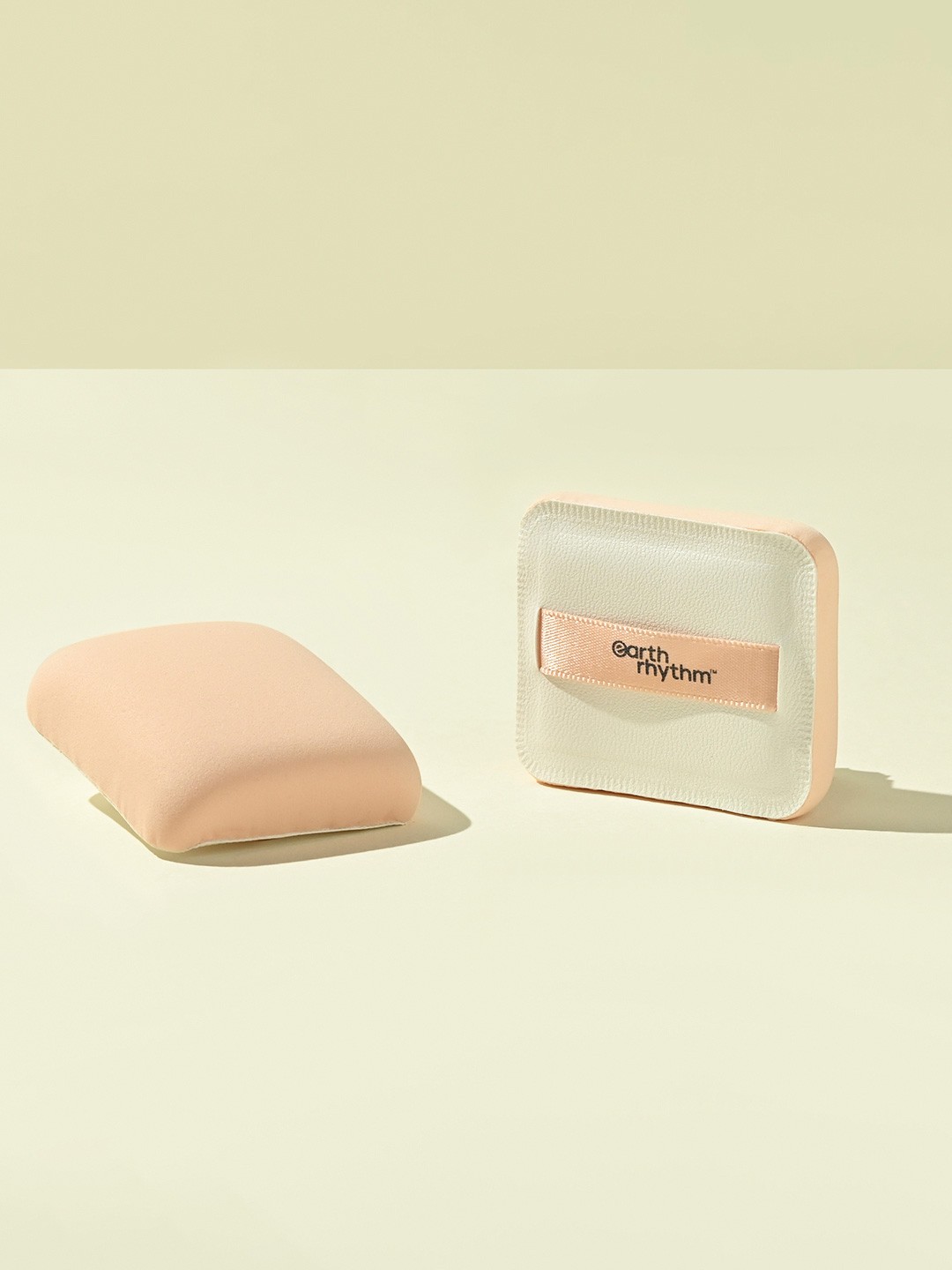 

Earth Rhythm Makeup Square Puff, Beige