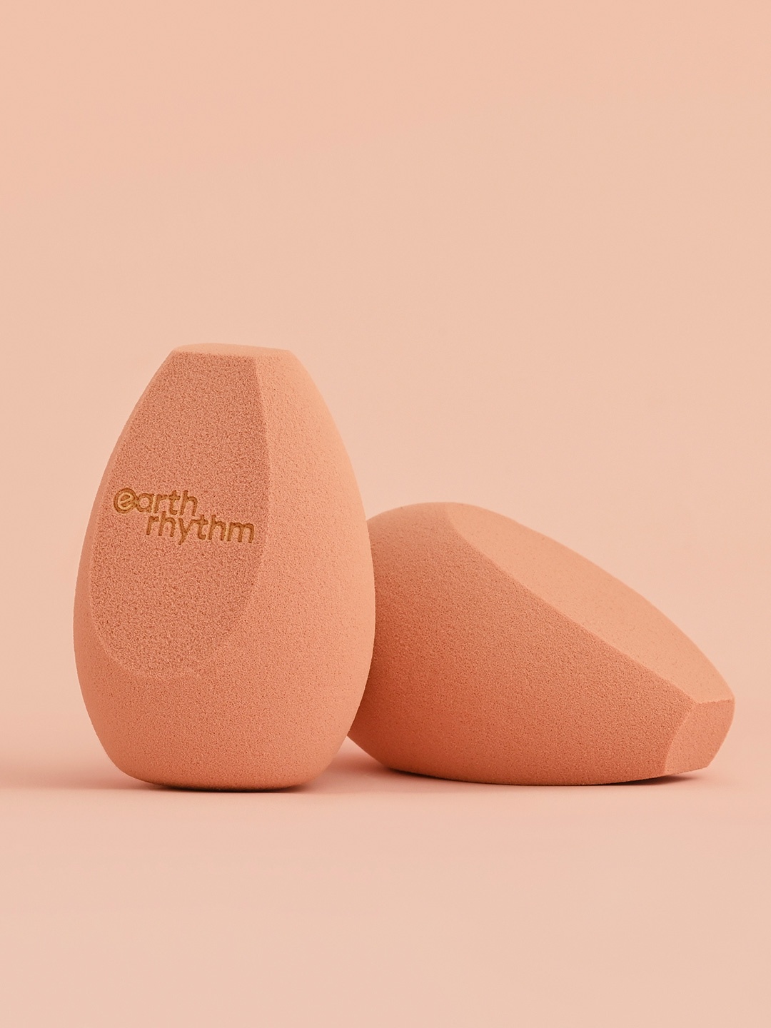 

Earth Rhythm Set Of 2 Three Cut & Olive Cut Makeup Beauty Blender, Beige