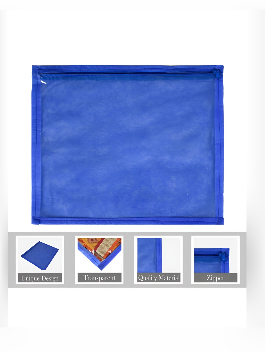 

Kuber Industries Blue 24 Pieces Saree Cover Organisers
