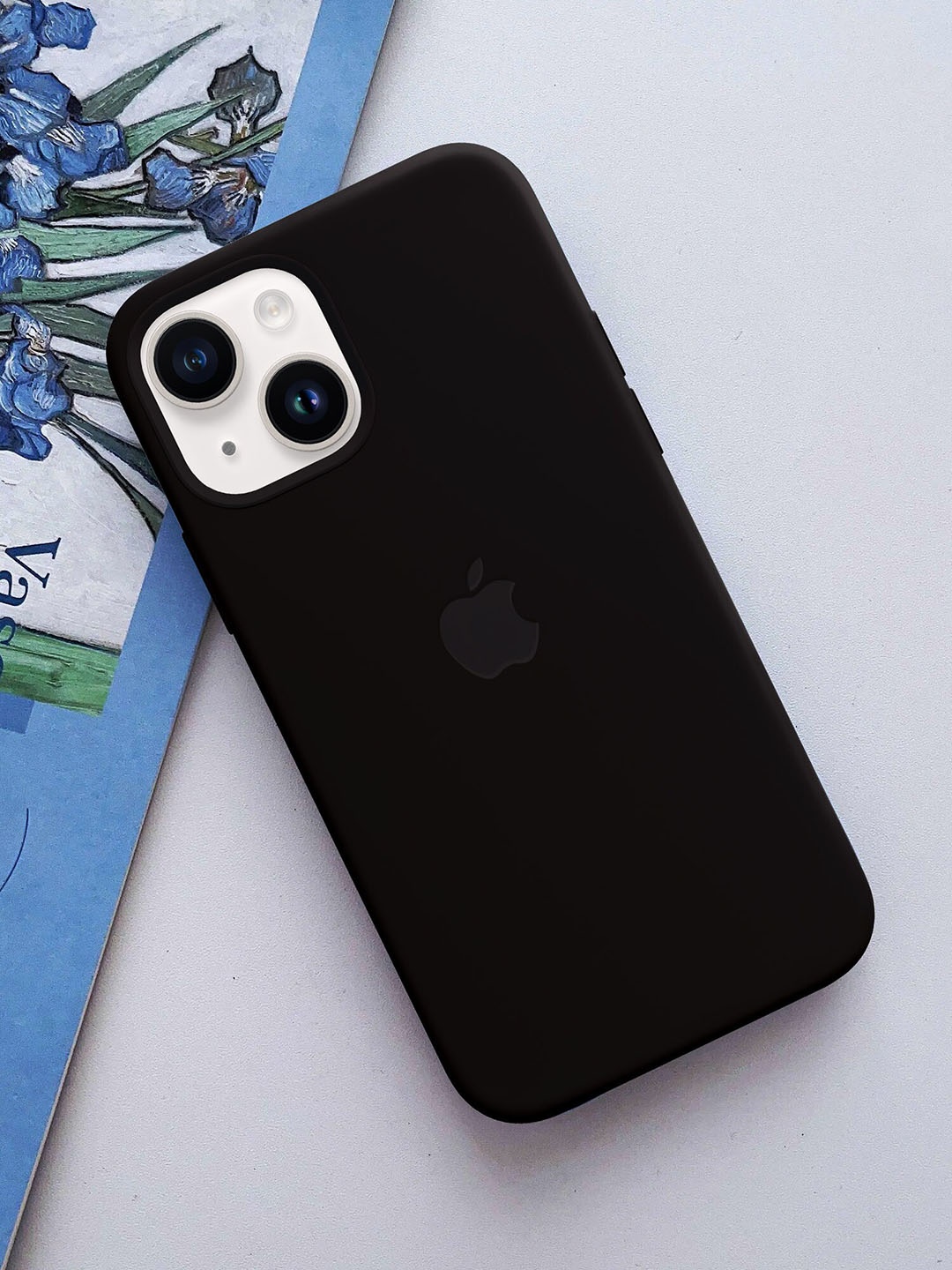 

TREEMODA Silicone iPhone 15 Case Cover, Black