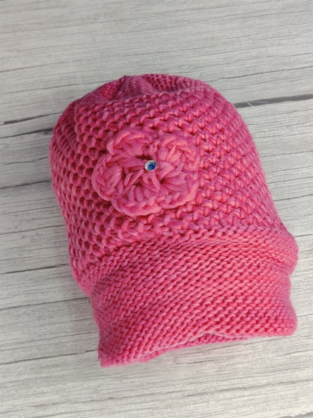 

EL REGALO Women Self Design Beanie, Pink