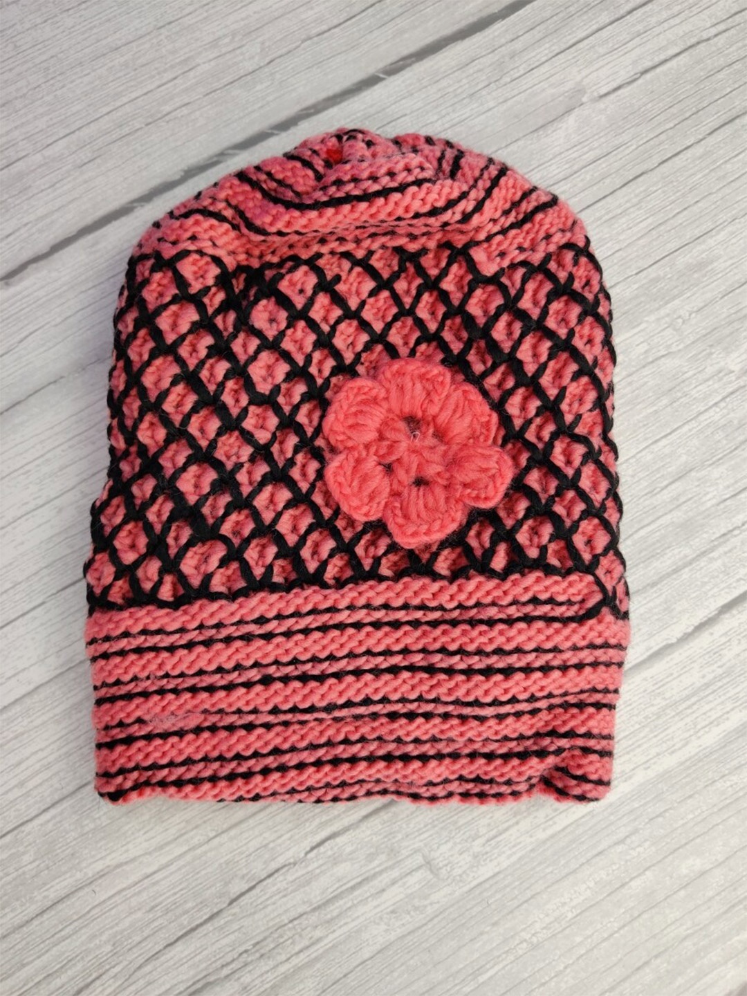 EL REGALO Women Self Design Beanie, Pink