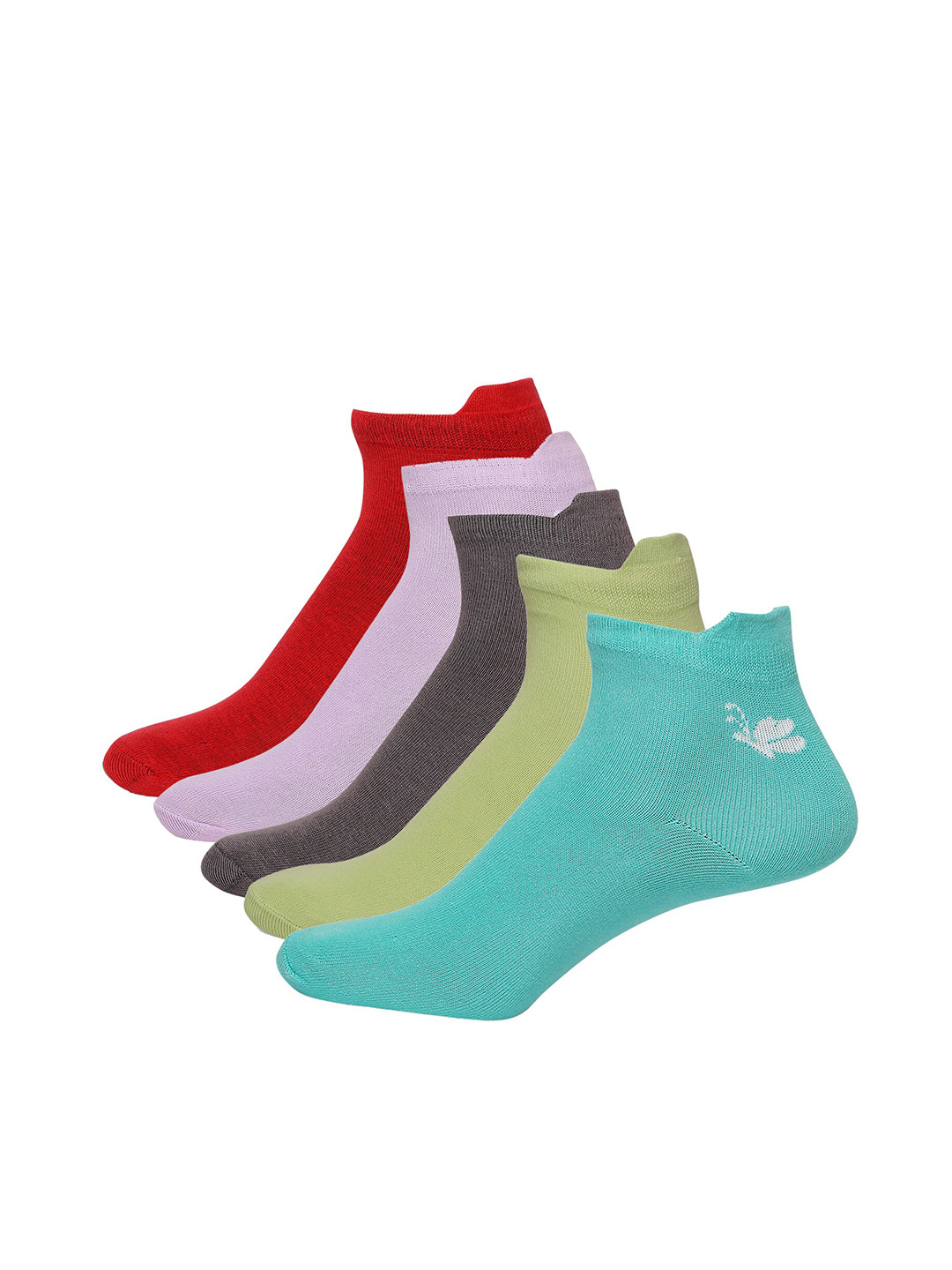 

Feelings Women Pack of 5 Assorted Cotton Ankle-Length Socks