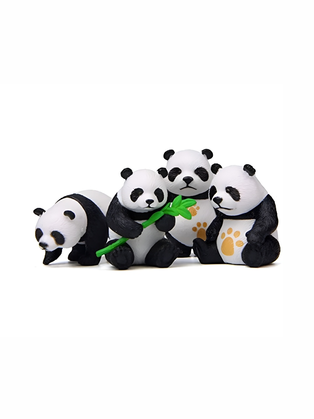 

Satyam Kraft White & Black 4 Pieces Figurine Showpieces