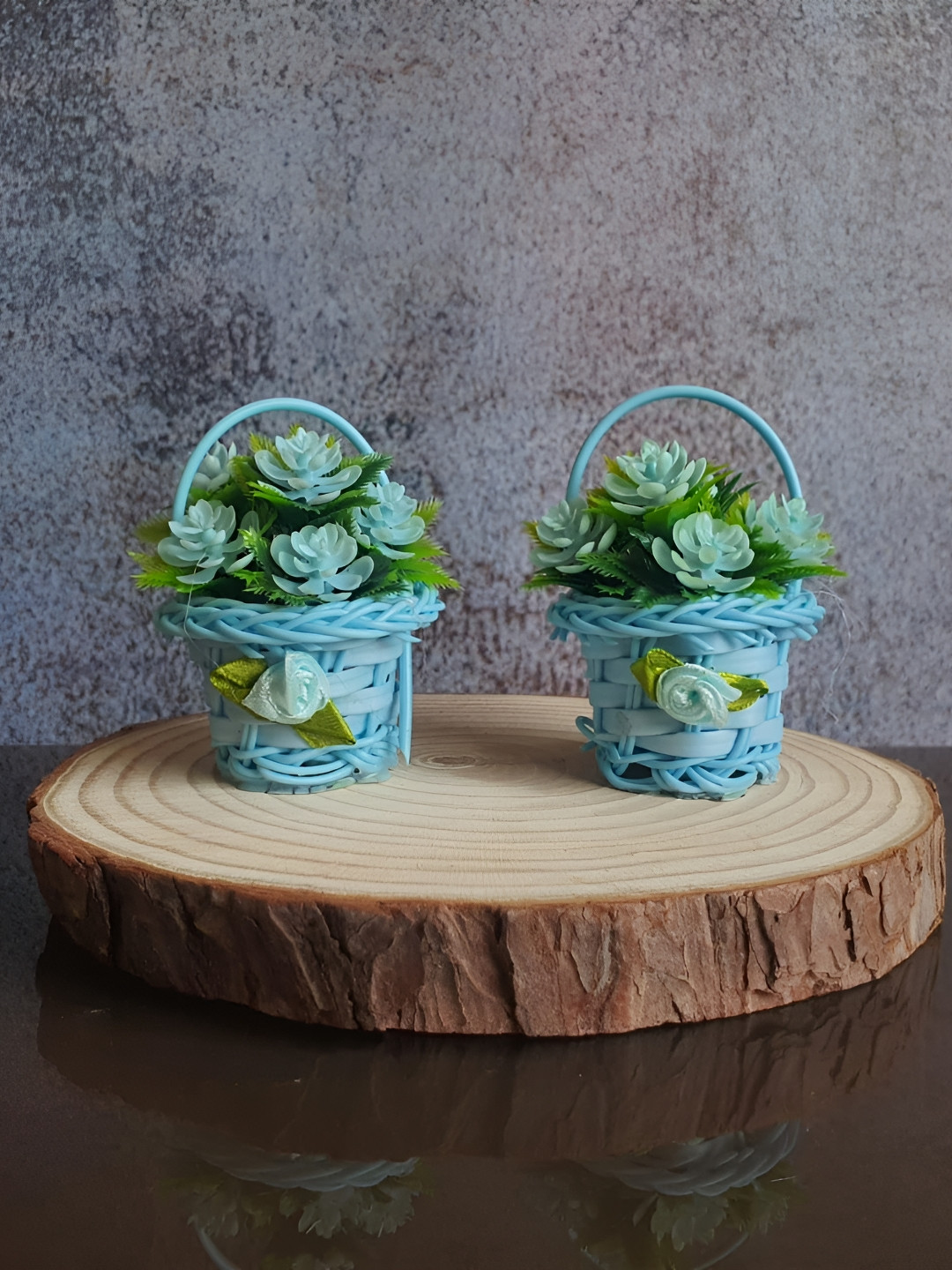 

Satyam Kraft Blue 2 Pieces Showpieces