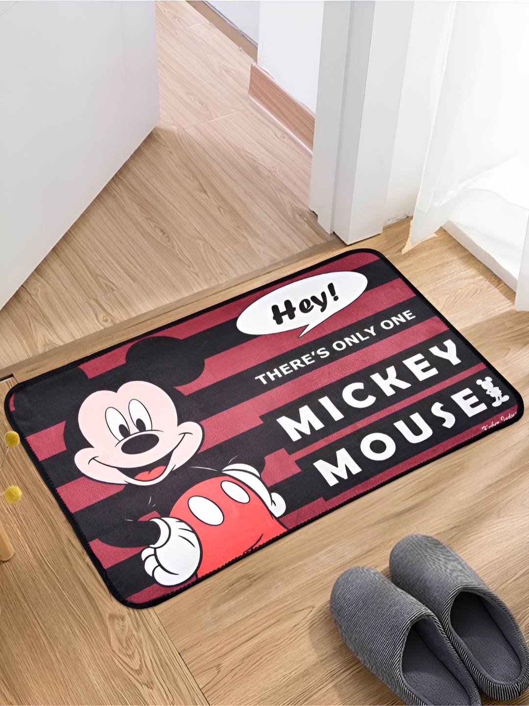 

Kuber Industries Pack of 3 Disney Printed Door Mats, Multi