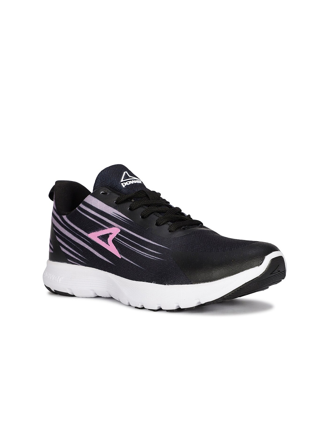 

Power Women DYNAMO MYRUN Lace-up Running Shoes, Black