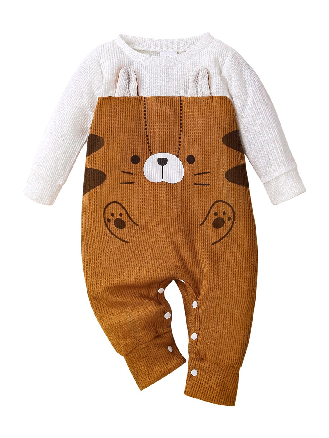 

StyleCast Infants Brown Printed Romper