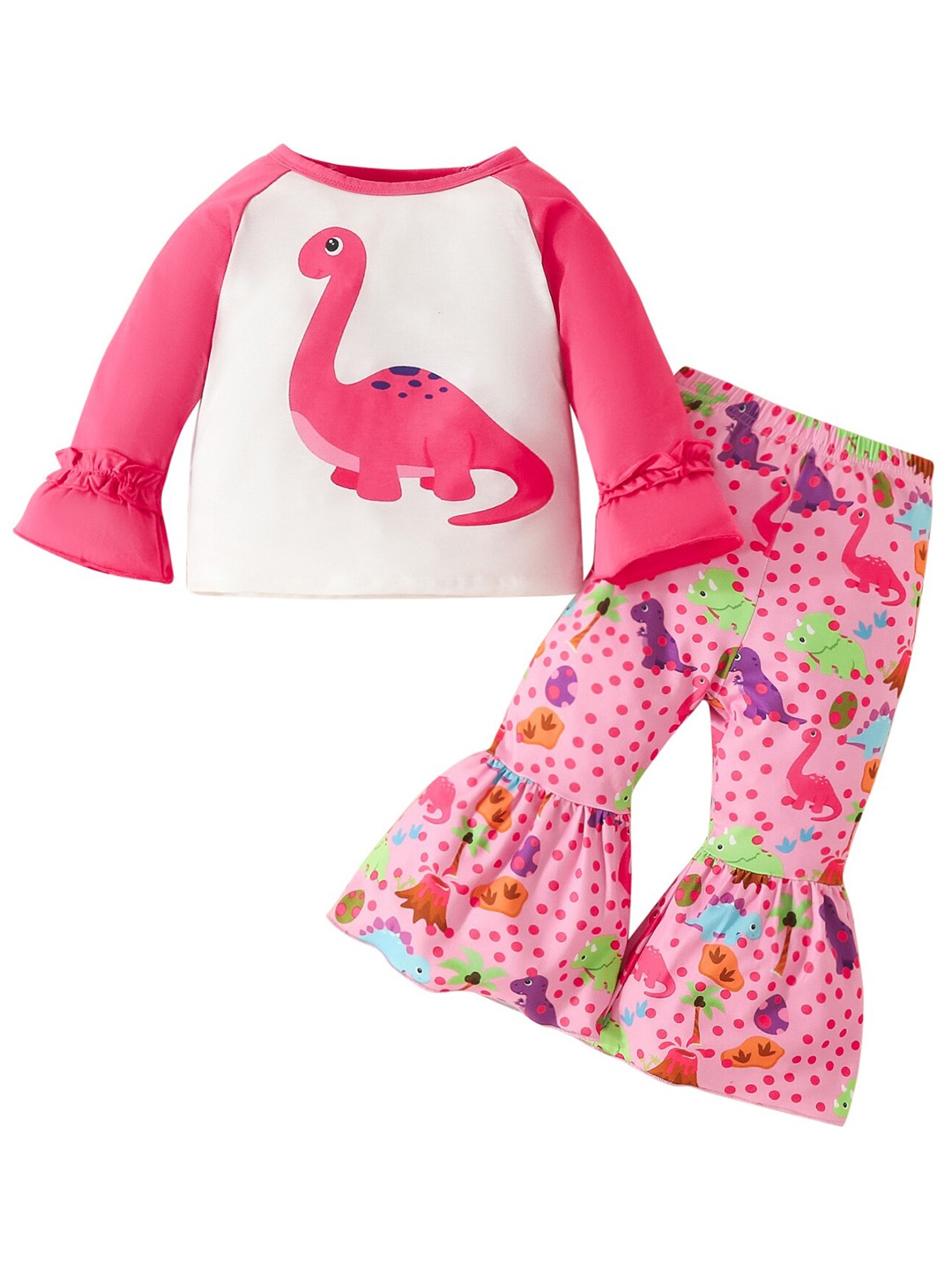 

StyleCast Infant Girls Pink Printed Top with Trousers