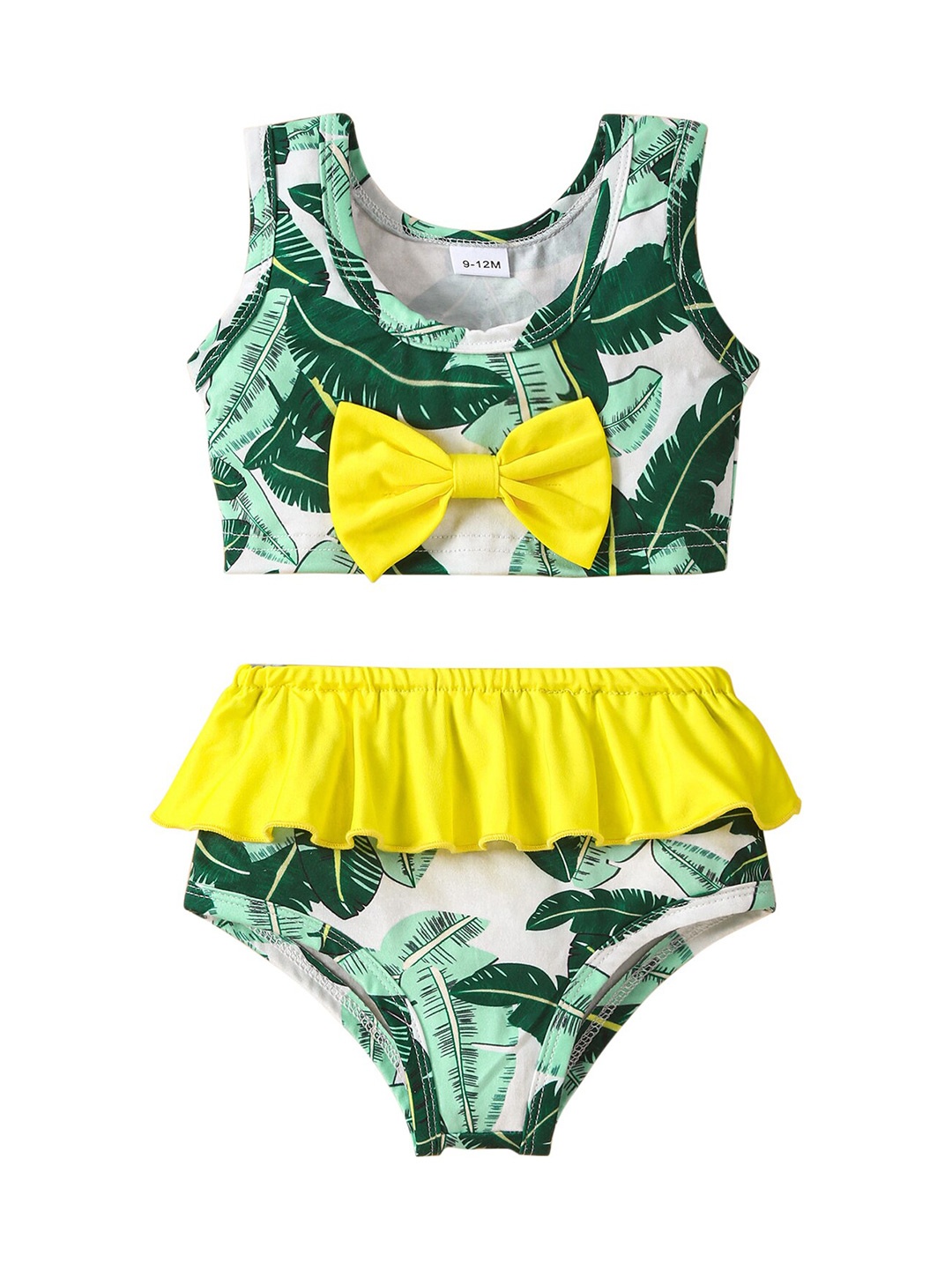 

StyleCast Infant Girls Green Printed Top with Skirt
