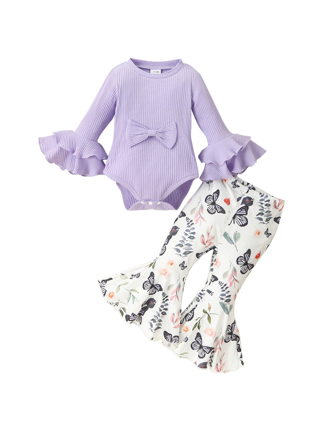 

StyleCast Infant Girls Purple Leotard With Trousers