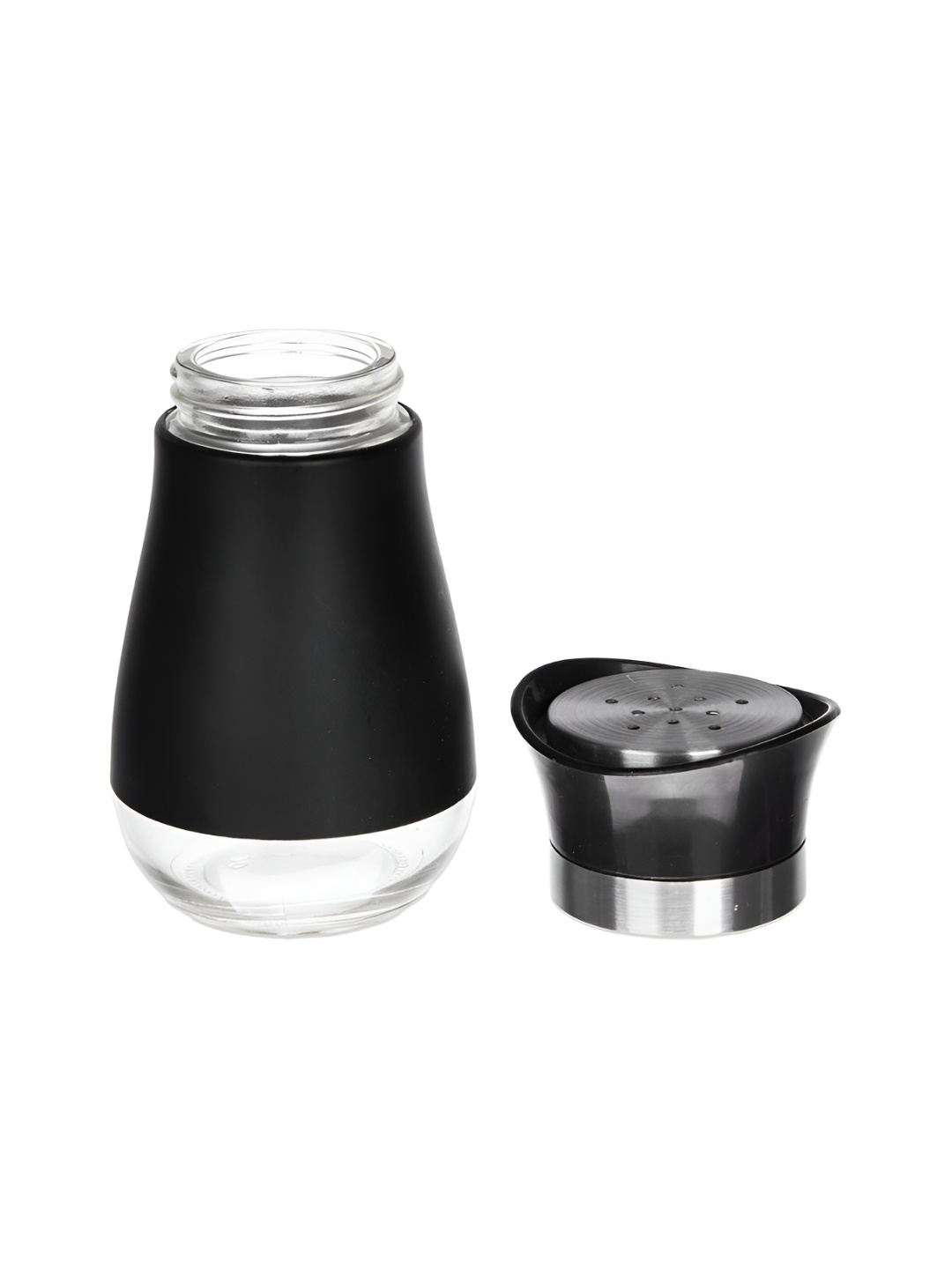 

Kuber Industries Set of 3 Salt & Pepper Shakers, Black