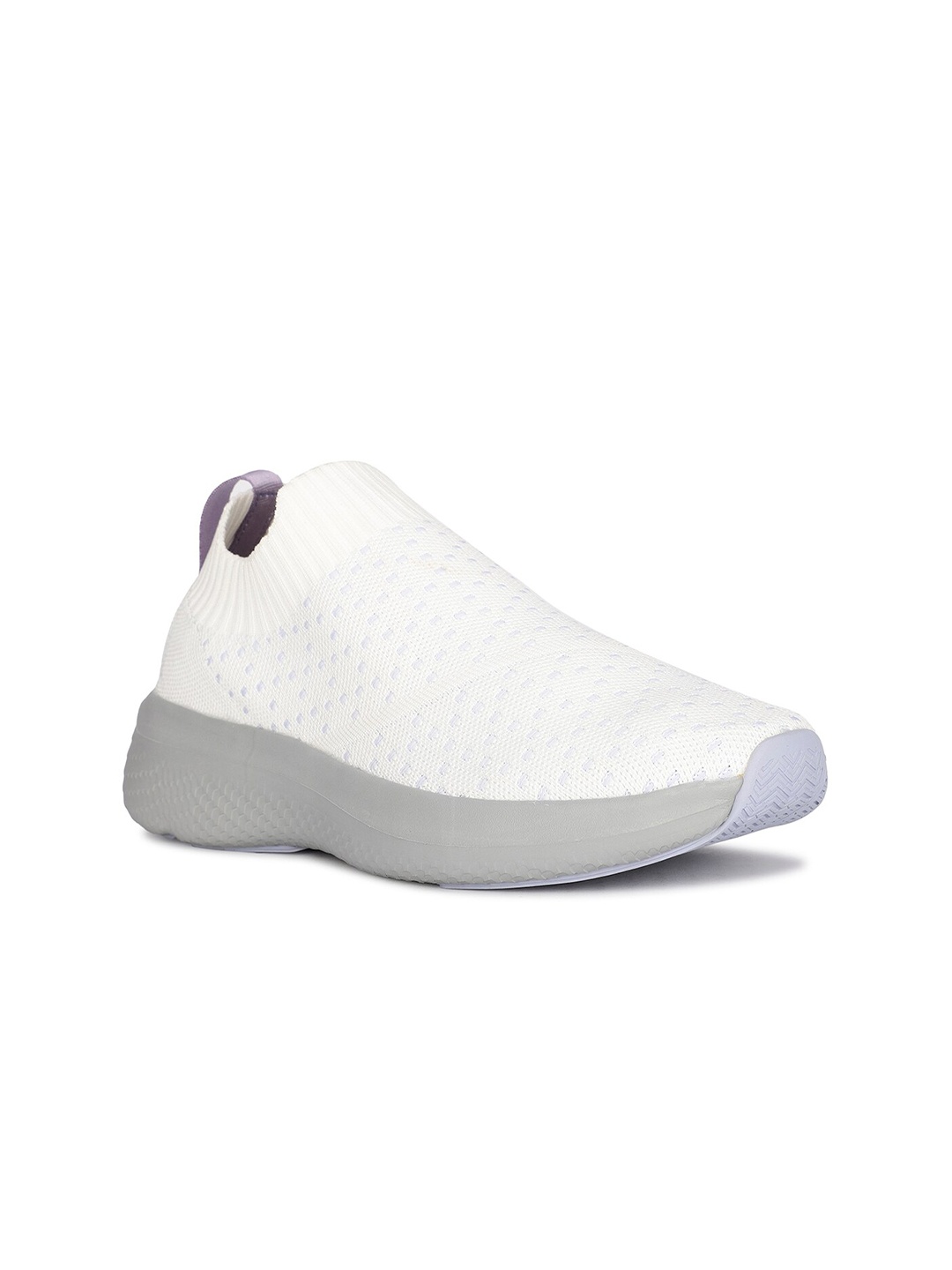 

Hush Puppies Women ASTRID Textured Slip-On Sneakers, White