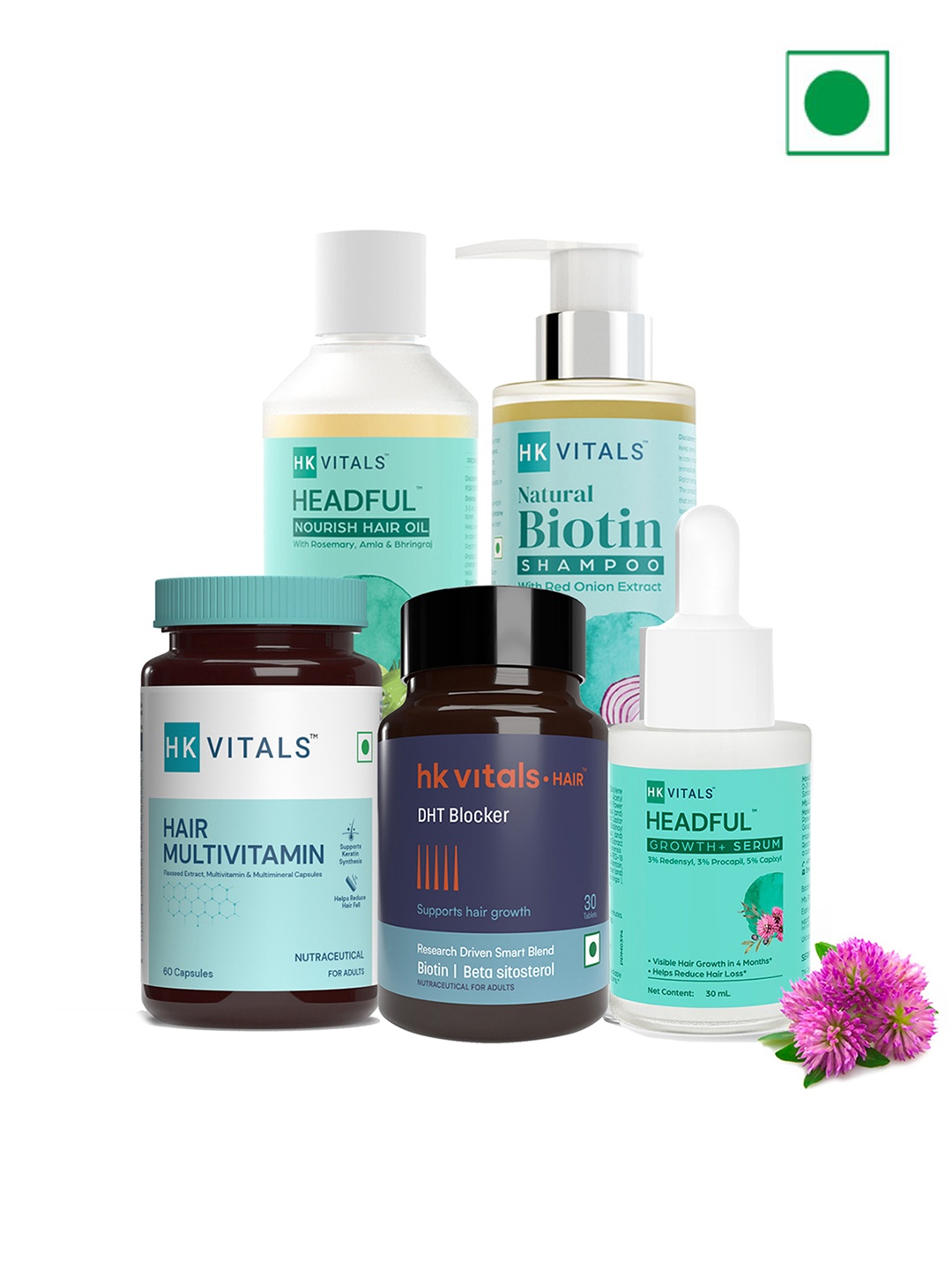 

HK VITALS Stage 3 Hairfall Solution Kit, White