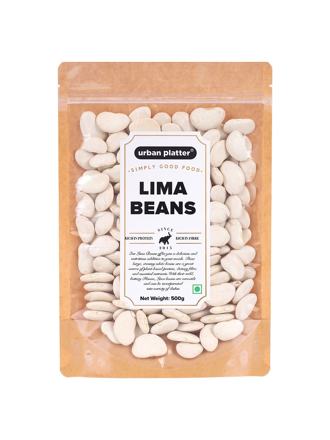 

URBAN PLATTER Lima Beans-500g, Beige