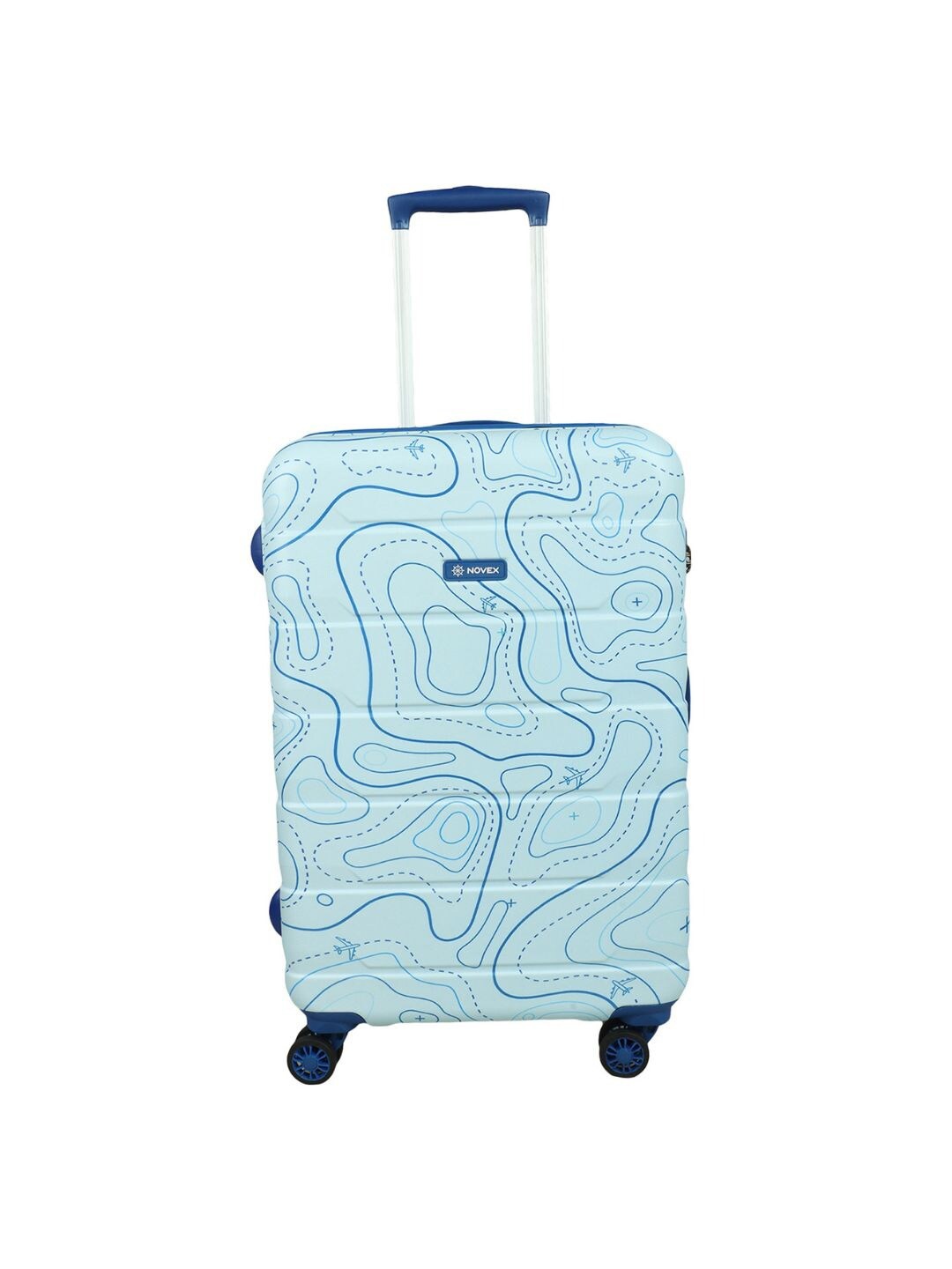 

NOVEX Unisex Hard-Sided Cabin Trolley Suitcase, Blue