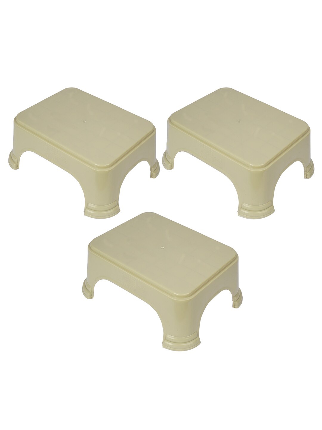 

Kuber Industries Beige 3Pcs Bathroom Step Stool