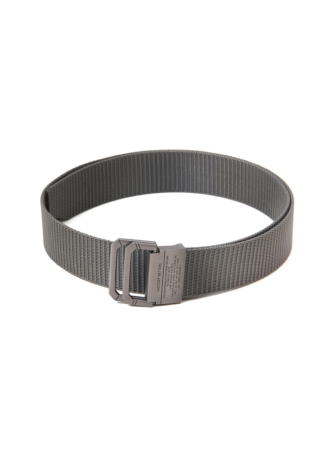 

Calvadoss Men Textured Belt, Grey