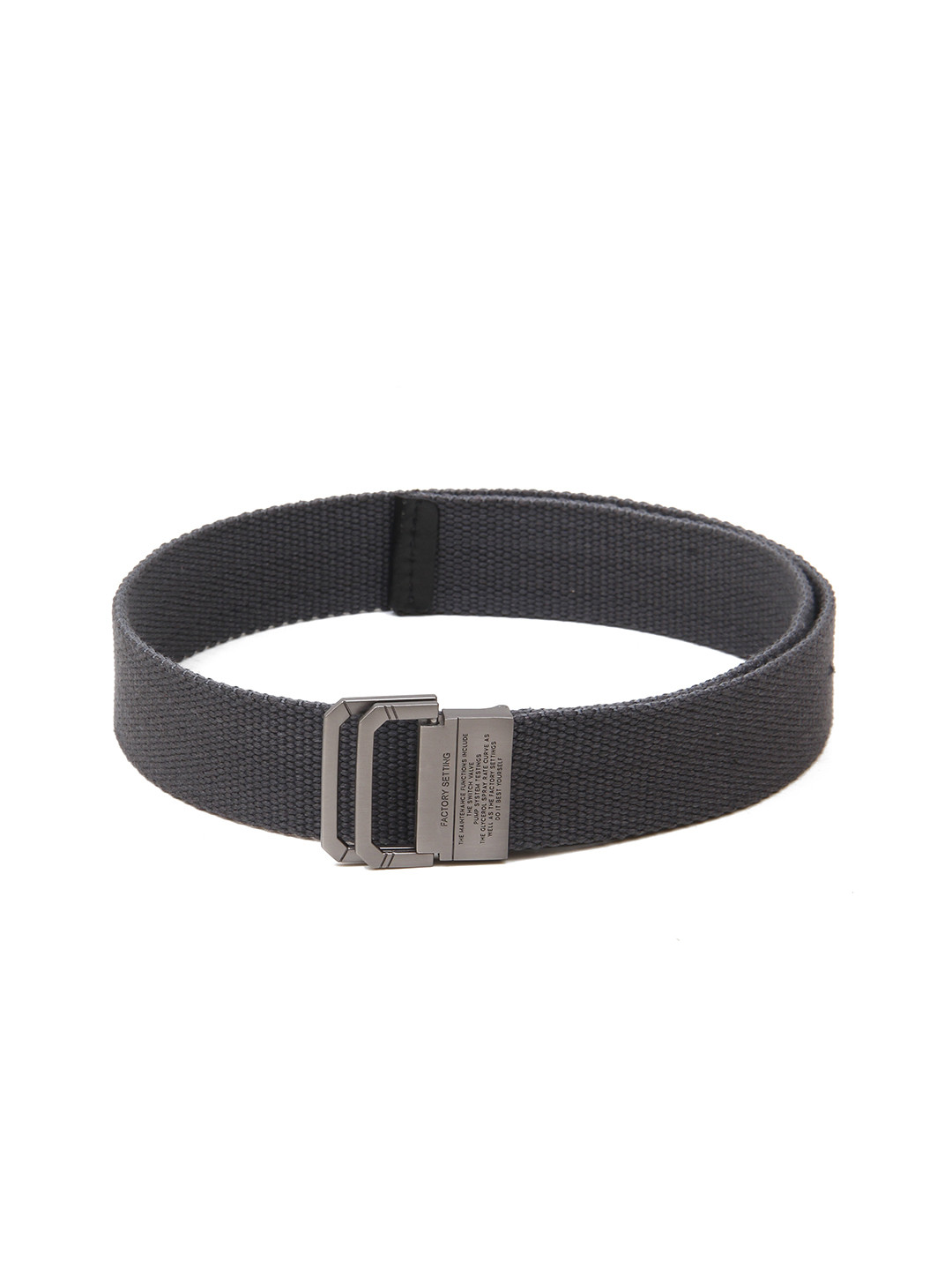 

Calvadoss Men Textured Belt, Grey