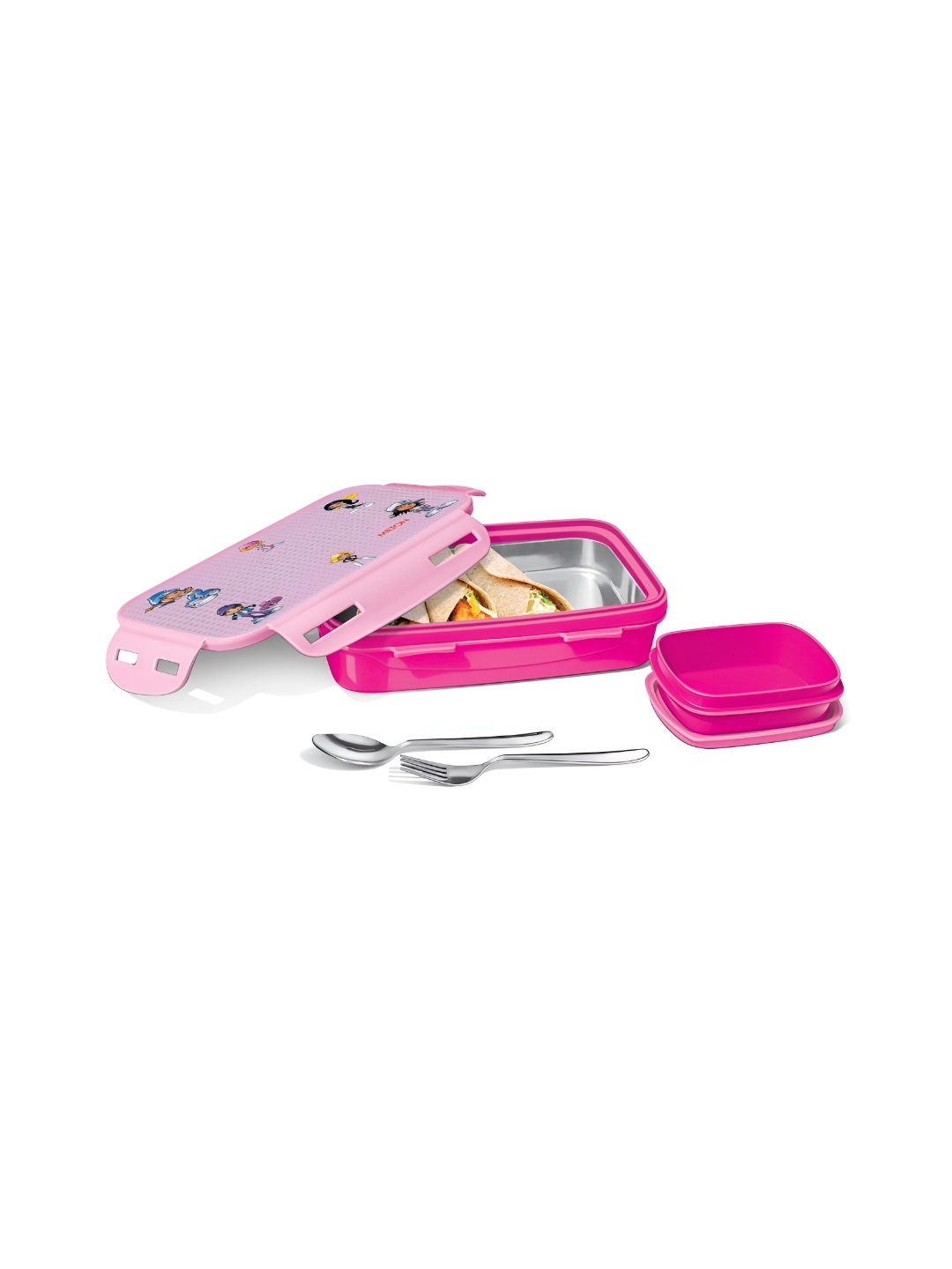 

Milton Pink Stainless Steel Insulated Mini Steely Tiffin Lunch Box 525ml