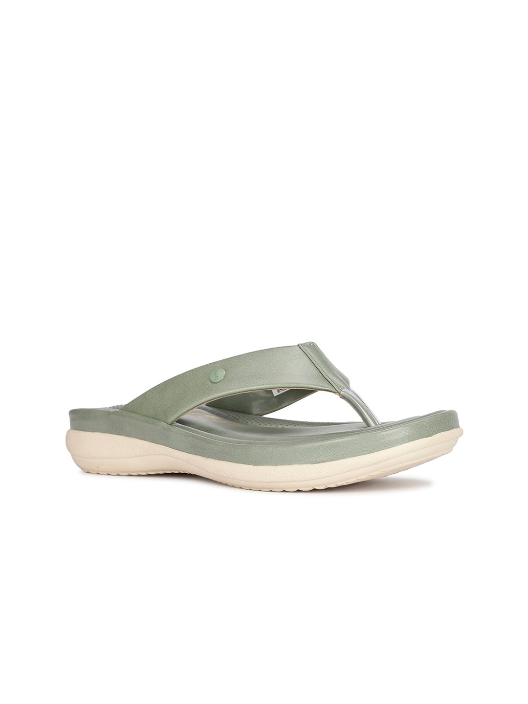Bata comfit LYLA THONG Open Toe Comfort Heels, Green