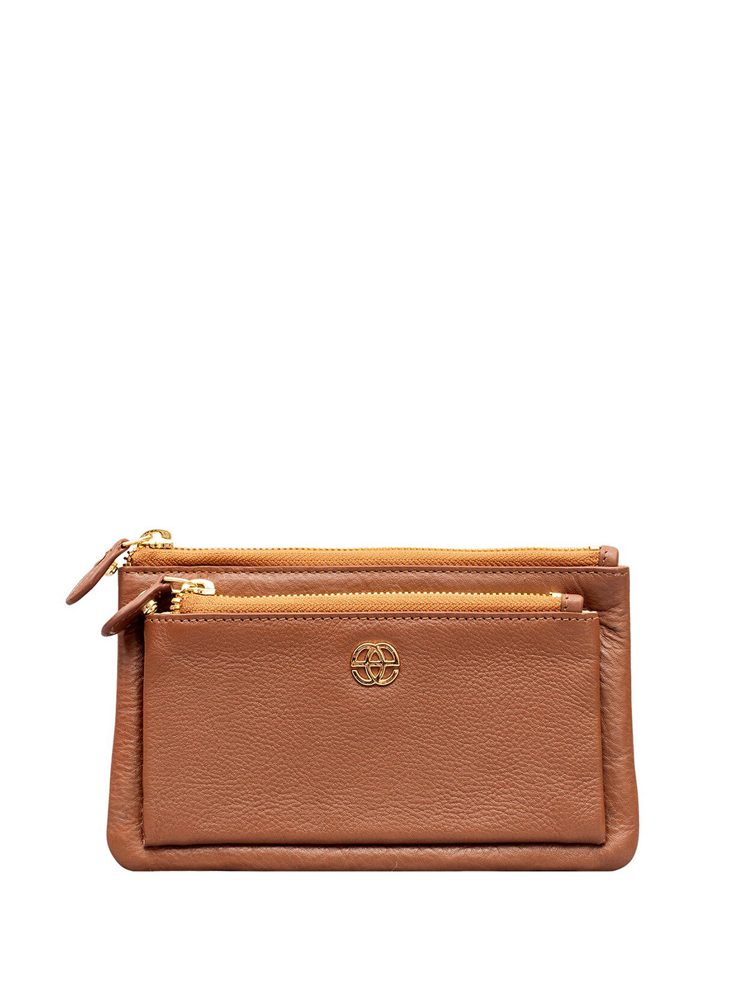 

Eske Women Leather Envelope Wallet, Brown