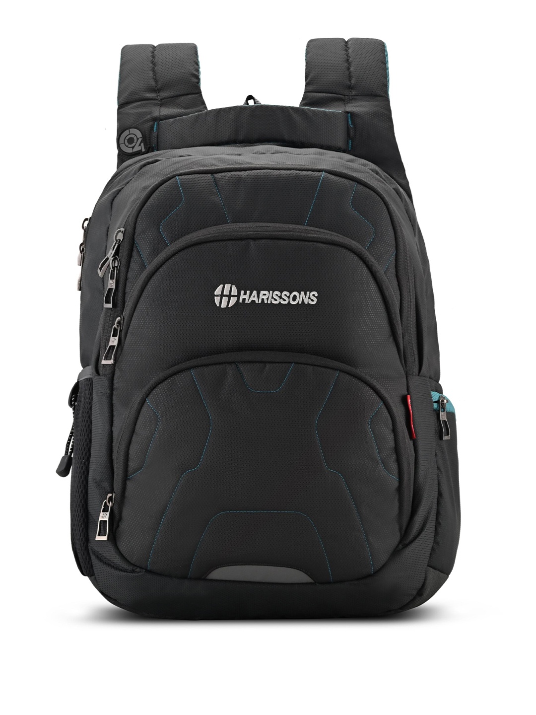 

Harissons Unisex Textured Padded Durabase Reflective Strip Backpack, Grey