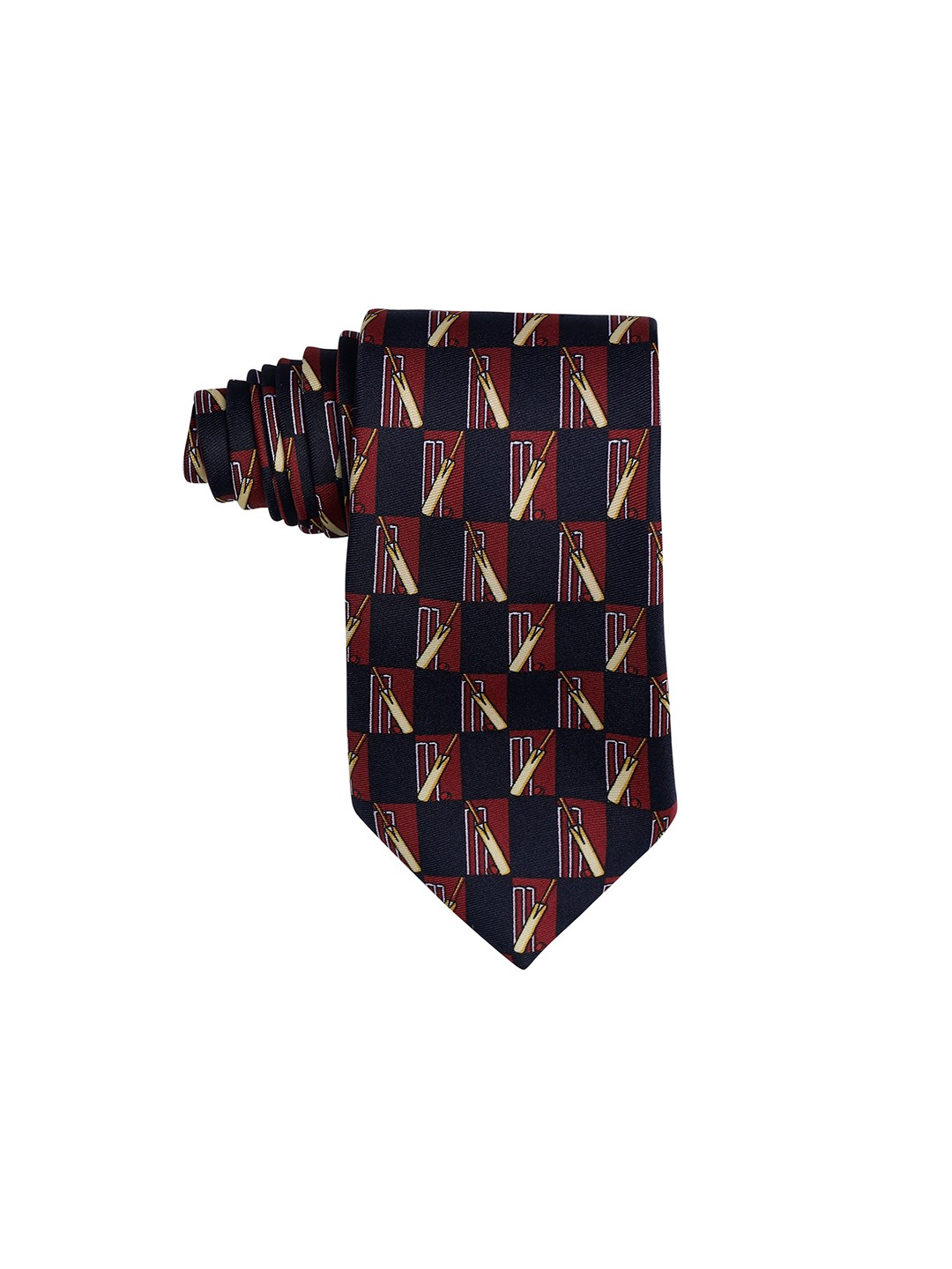 

Alvaro Castagnino Men Printed Skinny Tie, Navy blue